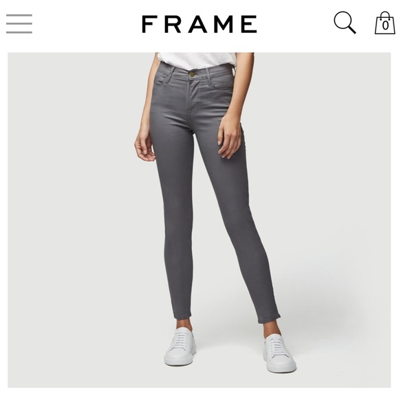 NWT Le High Skinny Coated (in smoke) - Picture 1 of 6